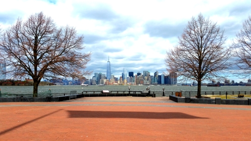 The view from Liberty Island was unreal.
